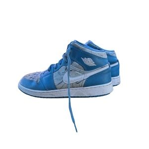 Jordan Kids' Mid-Top Sneakers - Blue/White Denim
